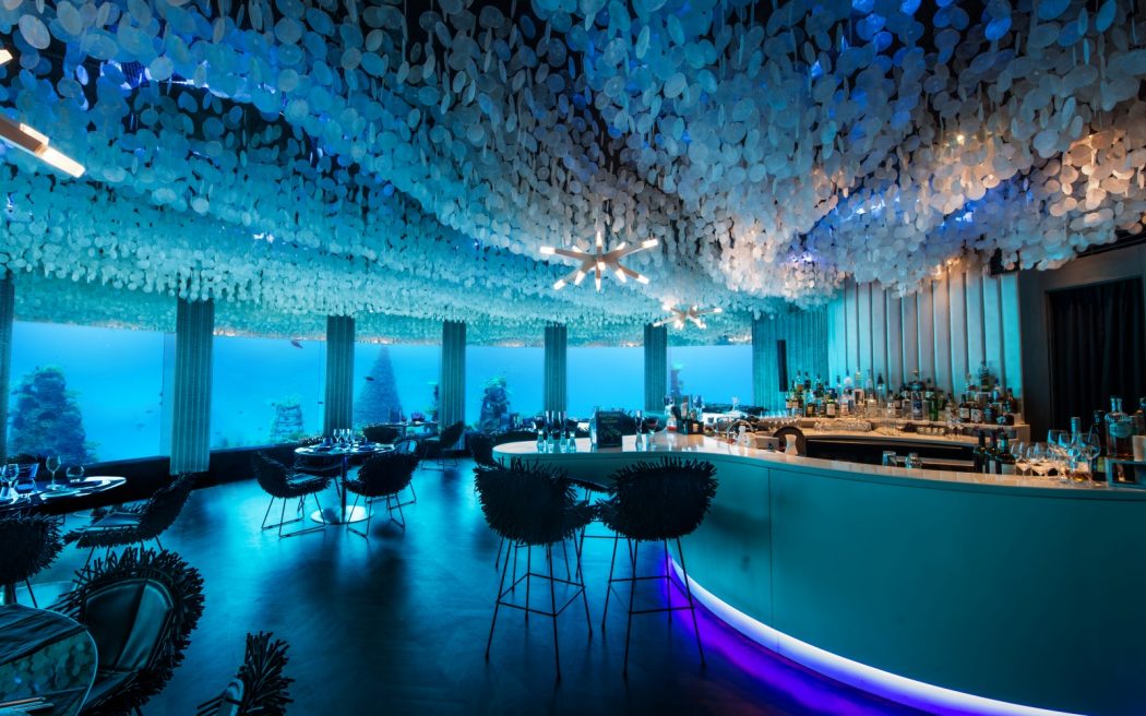 maldives0615 underwater 10 Most Unusual Restaurants in The World - 26