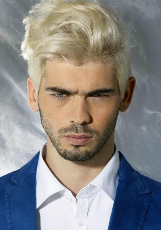 platinum blonde 3 50+ Hottest Hair Color Ideas for Men - 49