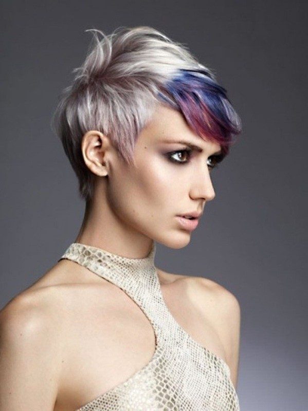 several-colors-11 80+ Marvelous Color Ideas for Women with Short Hair