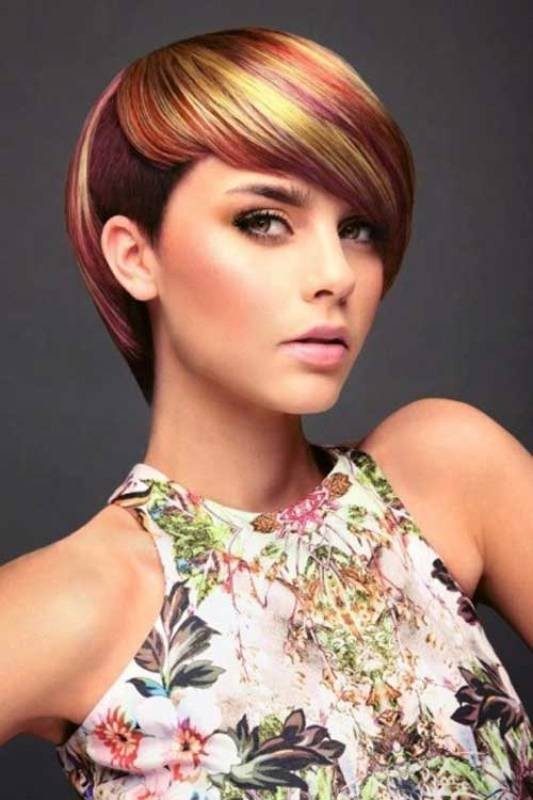 several-colors-3 80+ Marvelous Color Ideas for Women with Short Hair