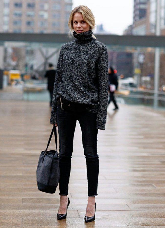 turtleneck-sweater-675x934 5 Casual Winter Outfits for Elegant Ladies