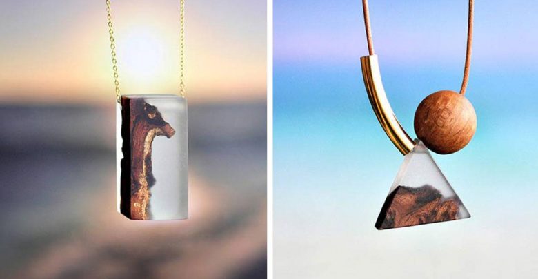 youll love these eco friendly driftwood necklaces Top 10 Unusual Necklace Jewelry Trends - 1
