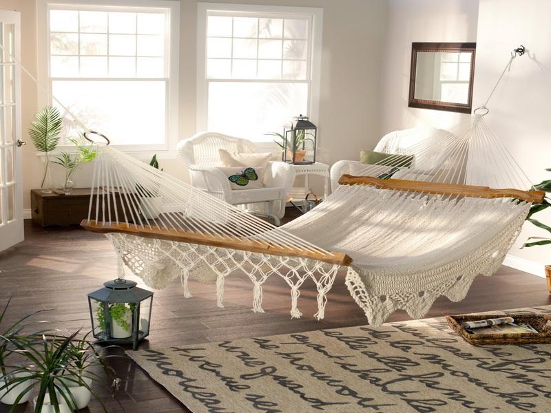 14 best indoor hammock designs for any room size on a budget hammock bed indoor1 12 Unusual Beds That are Innovative - 11