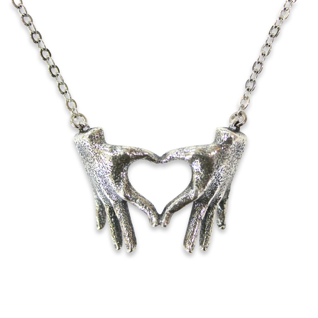 449 Heart Hands Top 10 Unusual Necklace Jewelry Trends - 33