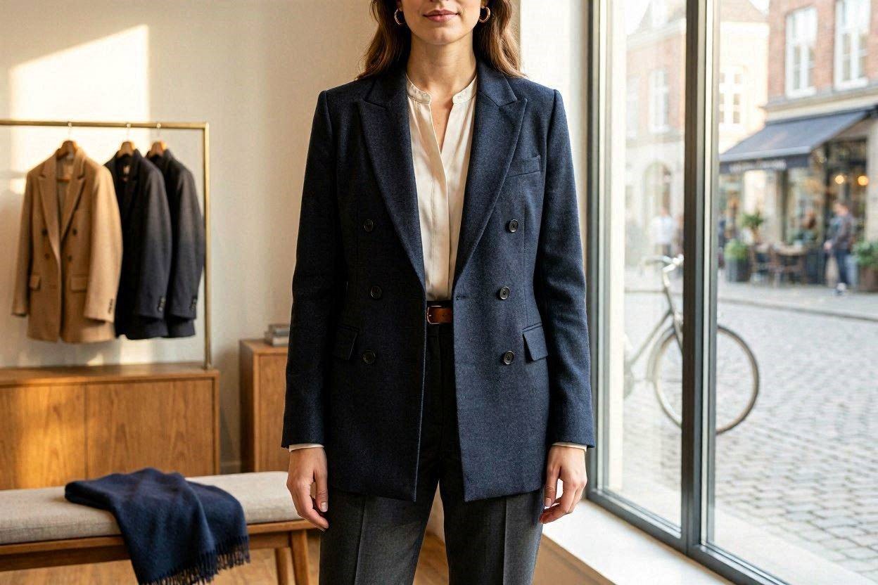 Top 17 Fresh Ways to Learn How to Wear a Blazer 13 Choose a Double Breasted Blazer for women Top 17 Fresh Ways to Learn How to Wear a Blazer - 13
