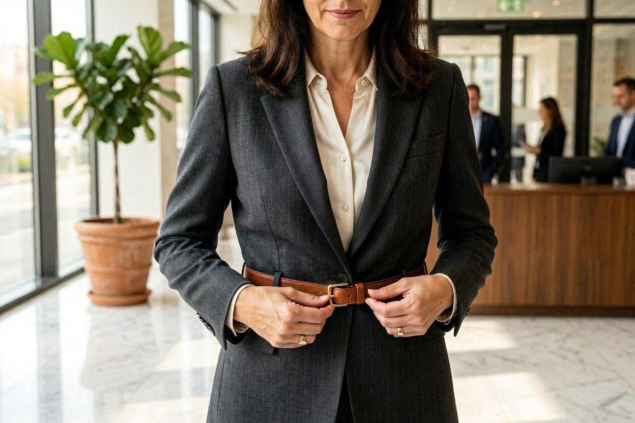 Top 17 Fresh Ways to Learn How to Wear a Blazer 10 Cinch Your Blazer with a Belt Top 17 Fresh Ways to Learn How to Wear a Blazer - 10