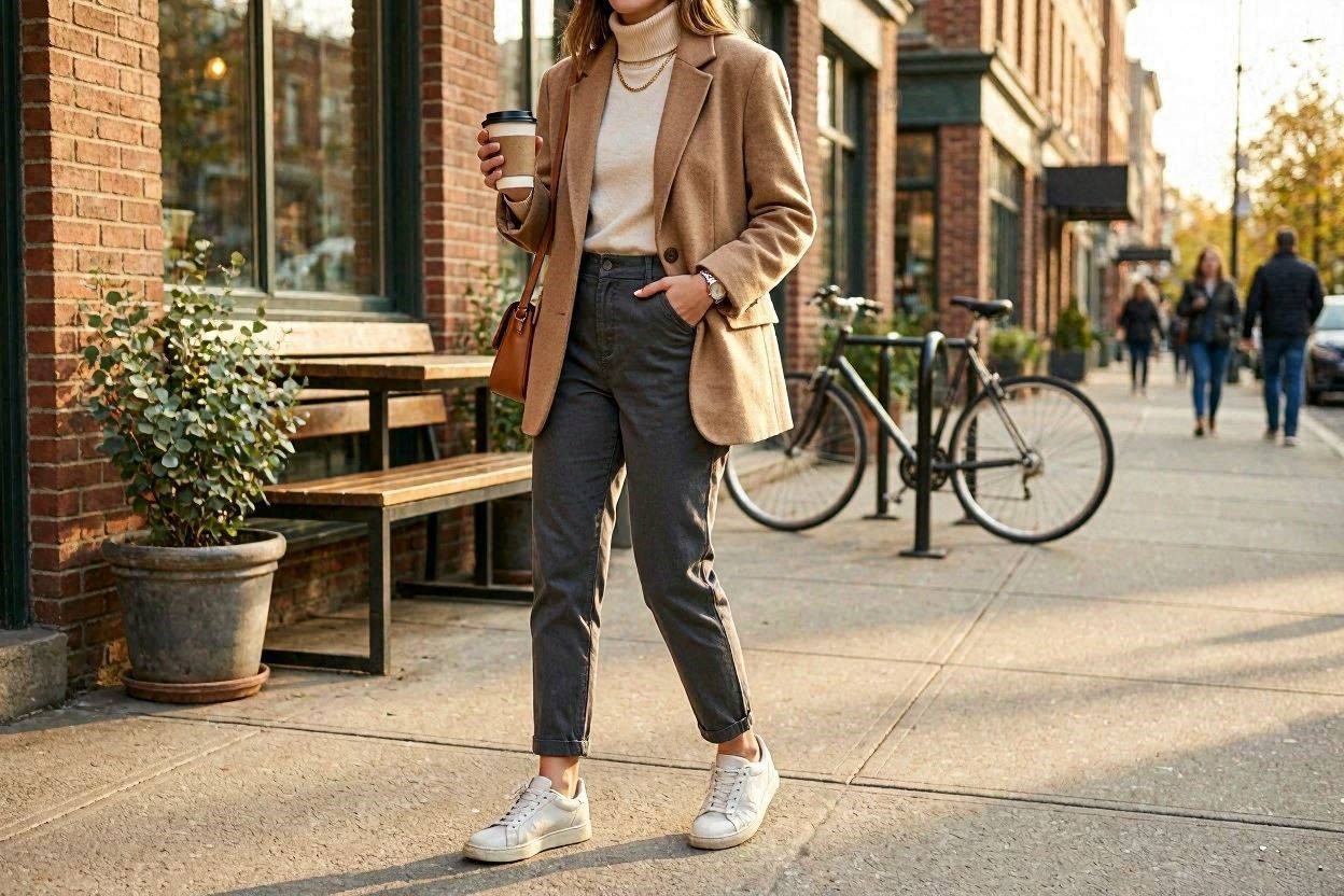 Top 17 Fresh Ways to Learn How to Wear a Blazer 18 Complete the Look with Sneakers Top 17 Fresh Ways to Learn How to Wear a Blazer - 18
