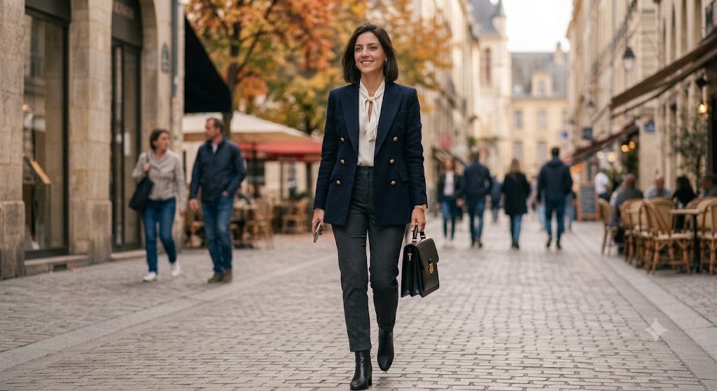19 Stylish Blazer Outfit Ideas to Copy Now 15 Double Breasted Blazer Office Outfit for woman 19 Stylish Blazer Outfit Ideas to Copy Now - 15