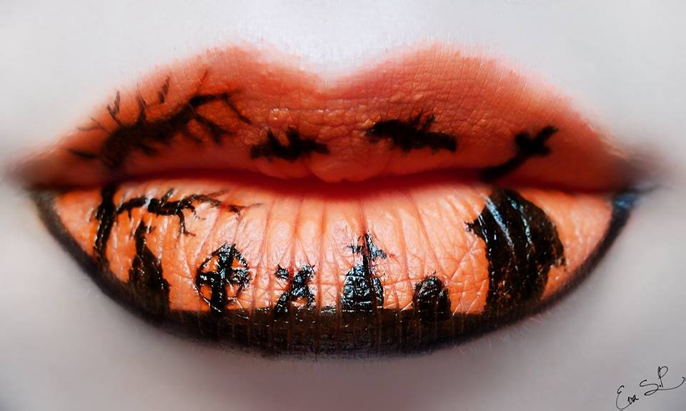 15 Creative Lip Makeup Art Trends 66 Graveyard Shift 15 Creative Lip Makeup Art Trends - 66