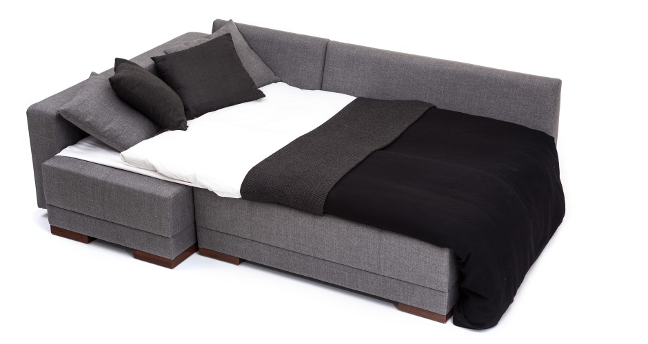 Grey-Sectional-Sleeper-Sofa-leather-Sectional-Sleeper-Sofa-Bed 12 Unusual Beds That are Innovative