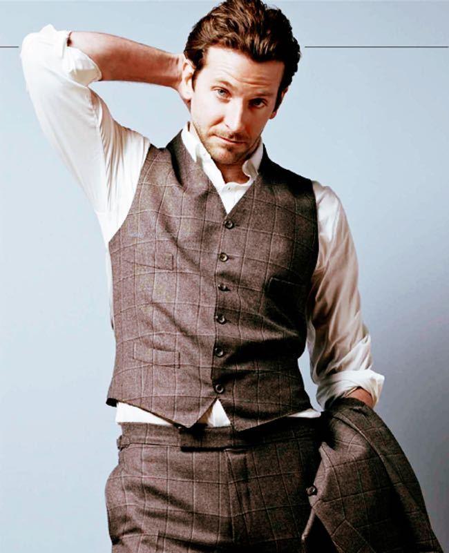 15 Male Celebrities Fashion Trends for Summer 29 bradley cooper in checkered waistcoat and trousers all people photo u1 15 Male Celebrities Fashion Trends for Summer - 29