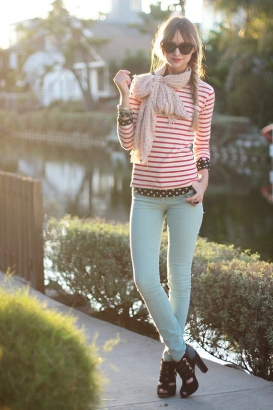 colorful stripes 10 77+ Elegant Striped Outfit Ideas and Ways to Wear Stripes - 92