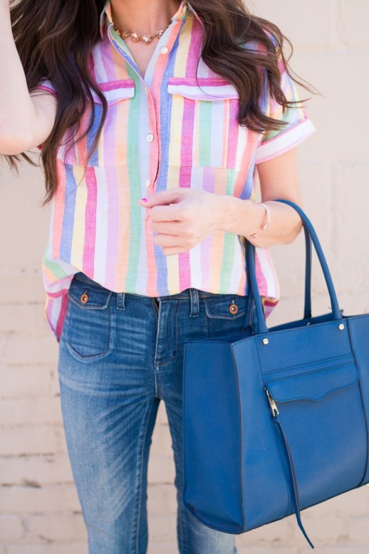 colorful stripes 18 77+ Elegant Striped Outfit Ideas and Ways to Wear Stripes - 100
