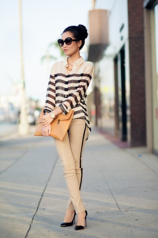 horizontal-stripes-6 77+ Elegant Striped Outfit Ideas and Ways to Wear Stripes
