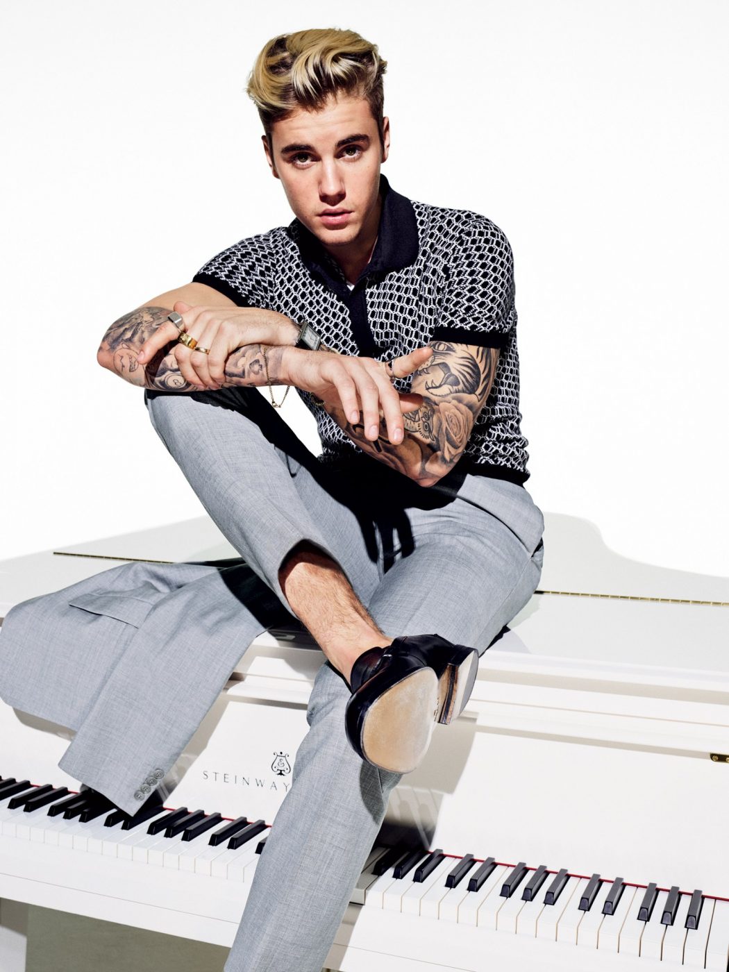 justin bieber gq 0316 02 15 Male Celebrities Fashion Trends for Summer - 25