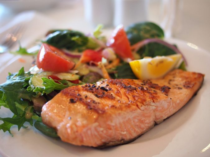 salmon dish food meal 46239 e1487785223839 How To Get Ripped fast with the Atkins Diet - 12