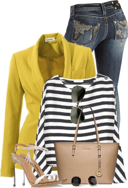 outfit ideas with striped pants