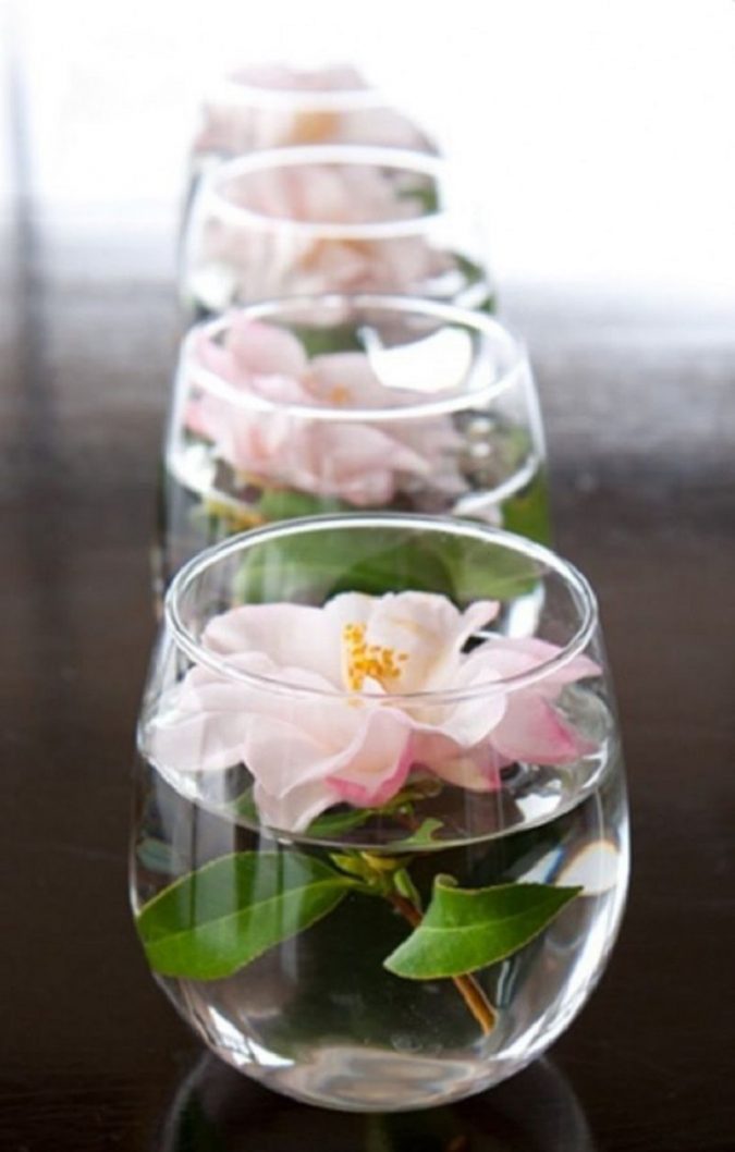 DIY floating flowers 2 8 Creative DIY Decor Ideas for a Fancy-looking home - 7