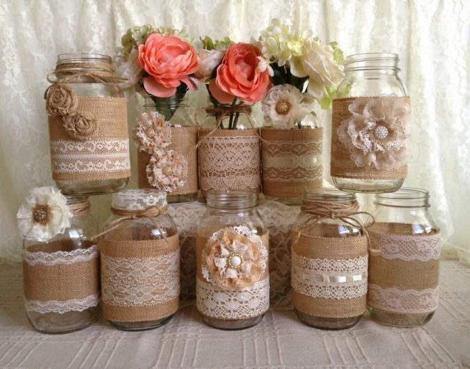 DIY-laced-jars-2-675x530 8 Creative DIY Decor Ideas for a Fancy-looking home in 2020