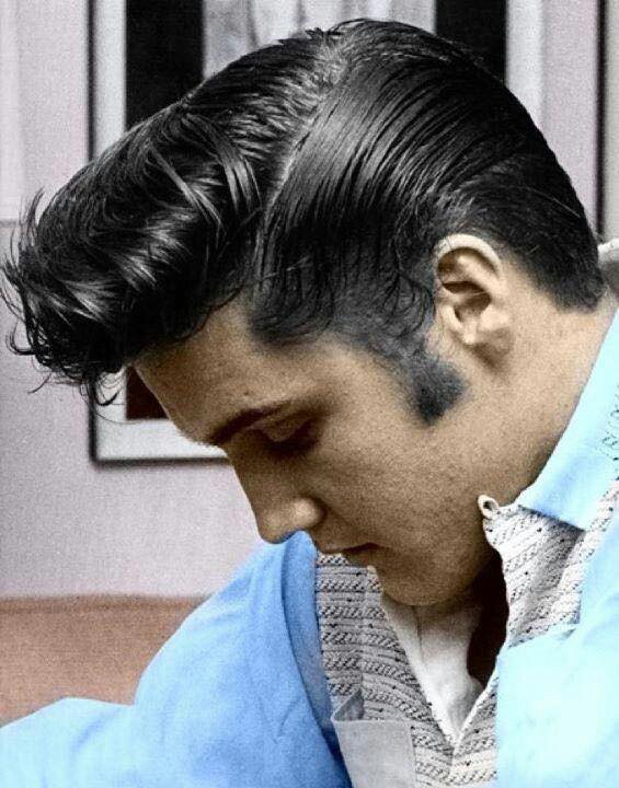 Elvis-Presley-the-pompadour-hairstyle 217 Years of Hairstyles Development .. from the 19th Century till Today..
