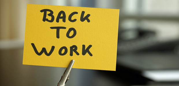 Back To Work after rehab