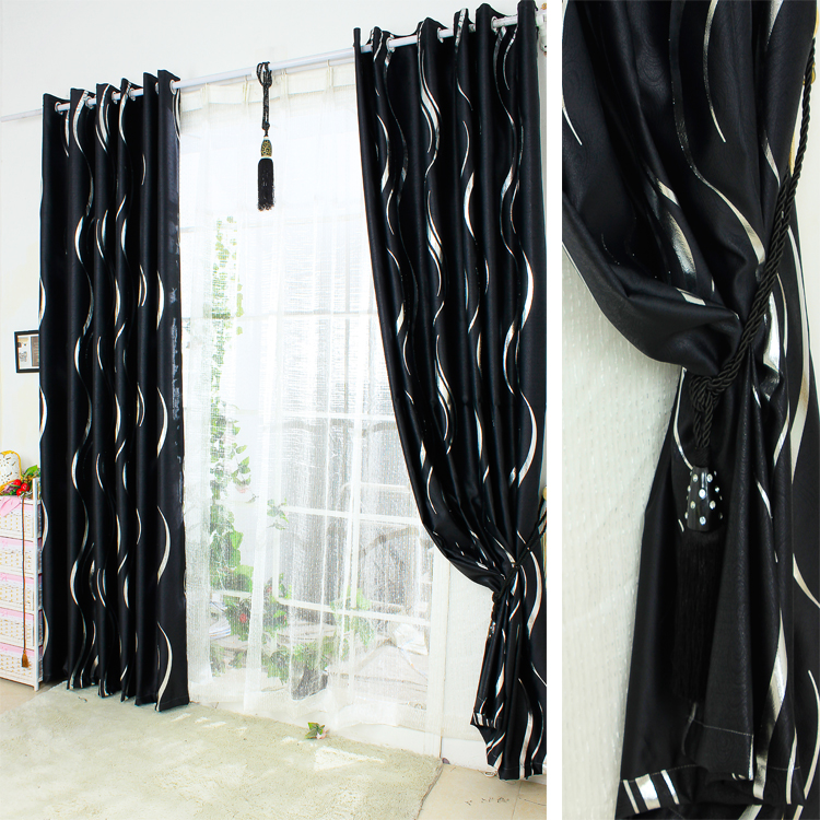 Ls-cl-007-modern-black-and-font-b-white-b-font-font-b-curtain-b-font 20+ Hottest Curtain Design Ideas for 2021