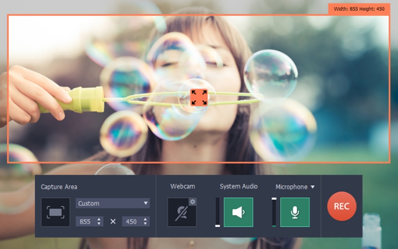 Movavi-Screen-Capture-Studio-for-Mac-3. Capture, Edit & Share Videos with Movavi's iOS Screen Recorder