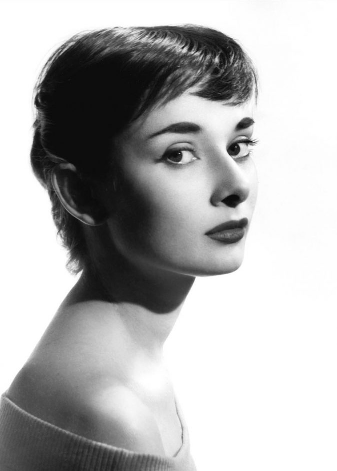Pixie haircut Audrey Hepburn 1 217 Years of Hairstyles Development .. from the 19th Century till Today.. - 13