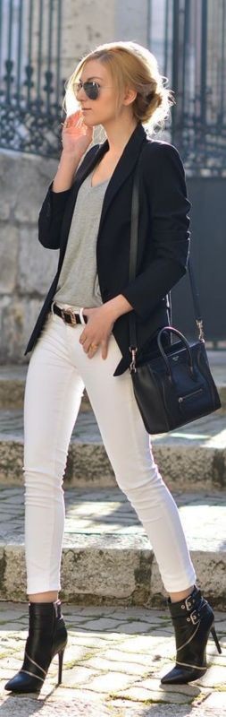 87+ Elegant Office Outfit Ideas for Business Ladies 37 T shirts for work 14 87+ Elegant Office Outfit Ideas for Business Ladies - 37