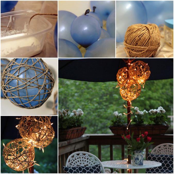 Twine lanterns 11 Charming Rustic Home Decors & Living Sets Trends - 22
