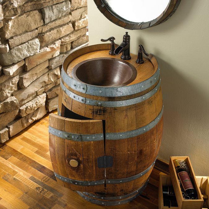 15 Stylish Bedroom & Bathroom Vanities DIY Ideas 15 Water and wine vanity 2 15 Stylish Bedroom & Bathroom Vanities DIY Ideas - 15
