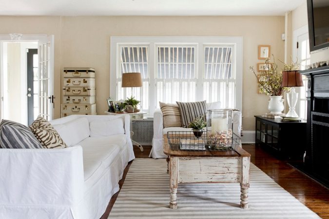 11 Charming Rustic Home Decors & Living Sets Trends 8 White Farmhouse Coffee Table Ideas 11 Charming Rustic Home Decors & Living Sets Trends - 8