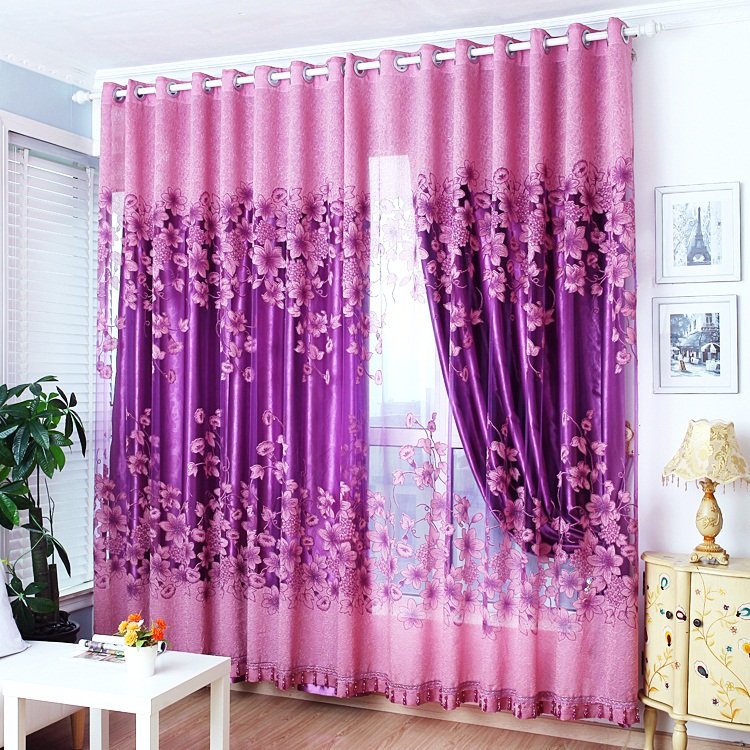 american wedding room warm sun shade cloth gauze curtains finished bedroom living room floor to ceiling windows cloth pink room curtains blinds 587642 837 20+ Hottest Curtain Design Ideas - 92