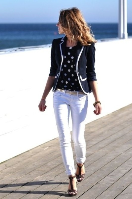 87+ Elegant Office Outfit Ideas for Business Ladies 131 black and white color combination 12 1 87+ Elegant Office Outfit Ideas for Business Ladies - 131