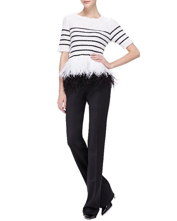 87+ Elegant Office Outfit Ideas for Business Ladies 150 black and white color combination 31 1 87+ Elegant Office Outfit Ideas for Business Ladies - 150
