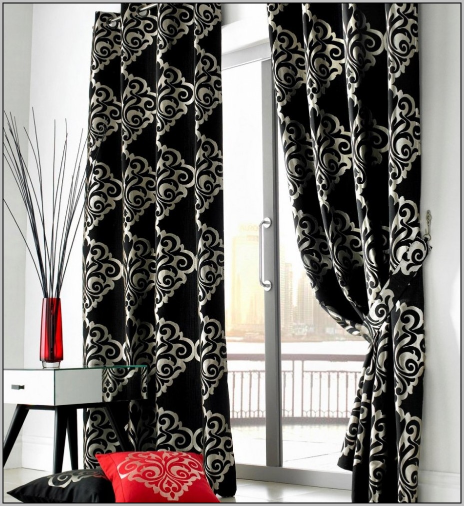 black and white floral curtains for bedroom 20+ Hottest Curtain Design Ideas - 32