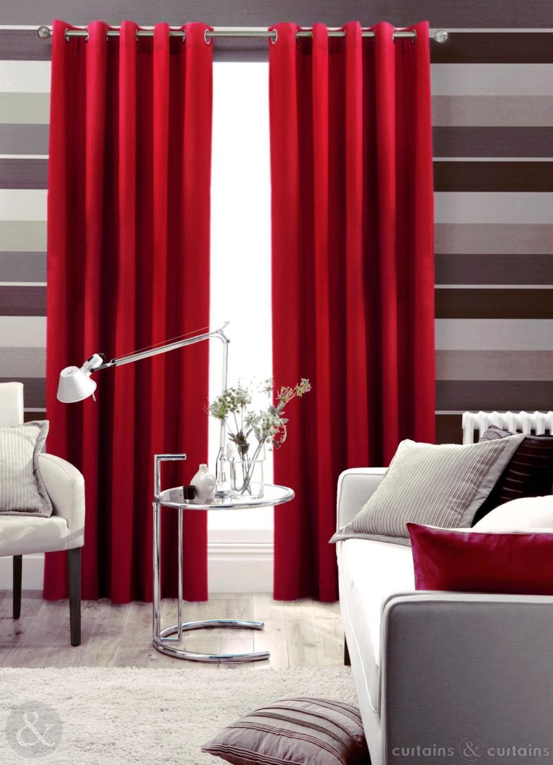 burgundy curtains with horizontal striped curtains and contemporary window shade with horizontal striped curtains horizontal striped curtains striped curtains navy steel round table 20+ Hottest Curtain Design Ideas - 13