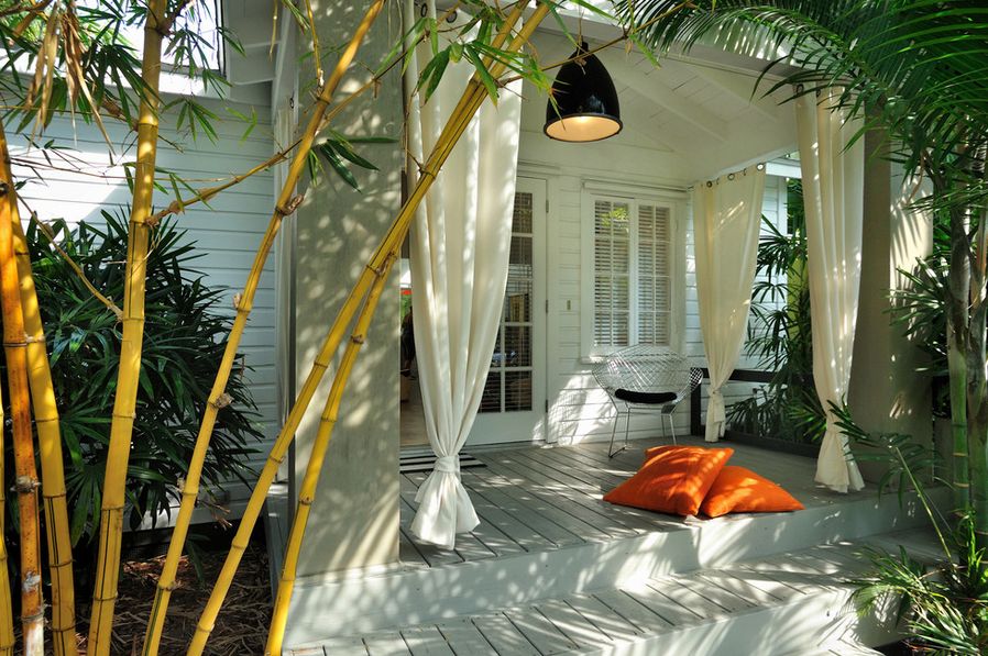 cozy entryway summer design with curtains 20+ Hottest Curtain Design Ideas - 141