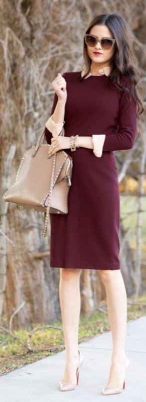 dresses-for-work-2-1 87+ Elegant Office Outfit Ideas for Business Ladies in 2021