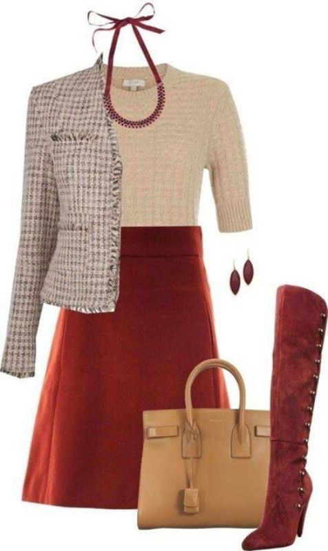 fall-and-winter-work-outfit-ideas-2018-5 85+ Elegant Work Outfit Ideas for Fall & Winter 2021