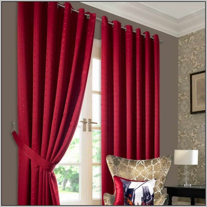 grey and red striped curtains 20+ Hottest Curtain Design Ideas - 12
