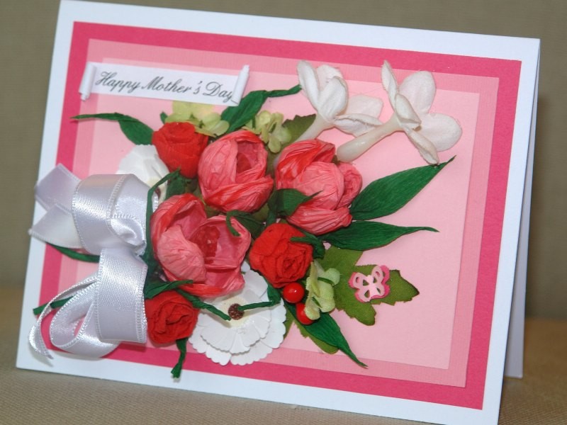 handmade Mothers Day card 110 81+ Easy & Fascinating Handmade Mother's Day Card Ideas - 112