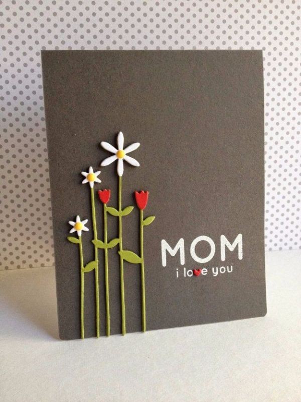 handmade Mothers Day card 58 81+ Easy & Fascinating Handmade Mother's Day Card Ideas - 60