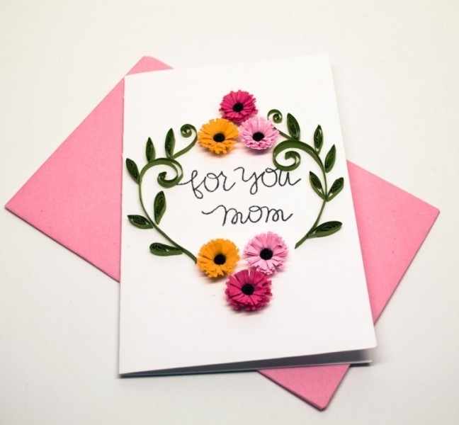handmade-Mothers-Day-card-73 81+ Easy & Fascinating Handmade Mother's Day Card Ideas