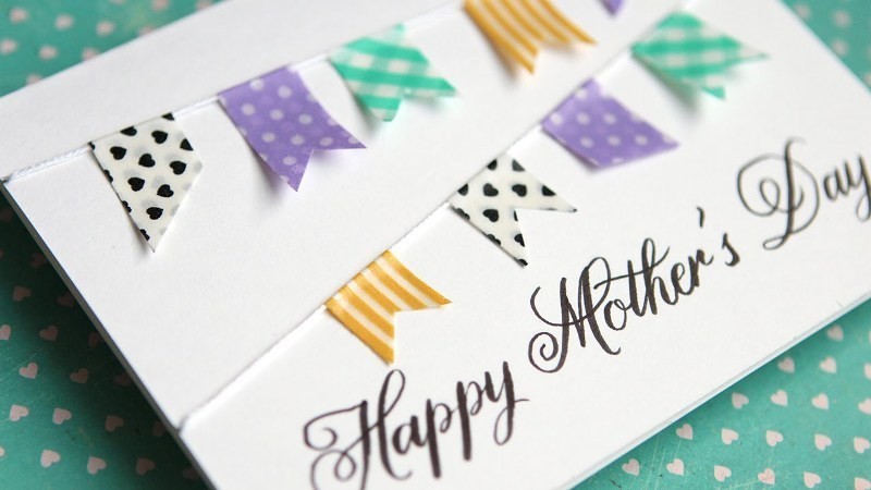 handmade-Mothers-Day-card-88 81+ Easy & Fascinating Handmade Mother's Day Card Ideas