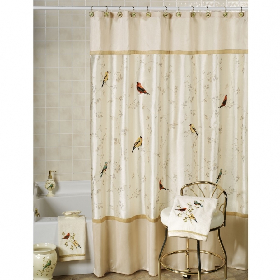 nature inspired shower curtain bathroom leaf nature inspired with regard to nature themed shower curtains 20+ Hottest Curtain Design Ideas - 113