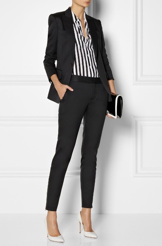 pantsuits-5-1 87+ Elegant Office Outfit Ideas for Business Ladies in 2021