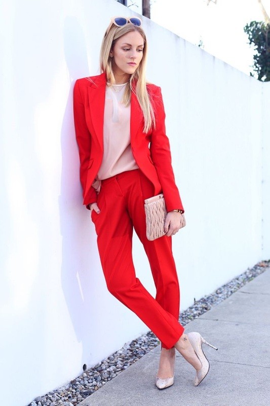 pantsuits-6-1 87+ Elegant Office Outfit Ideas for Business Ladies in 2021