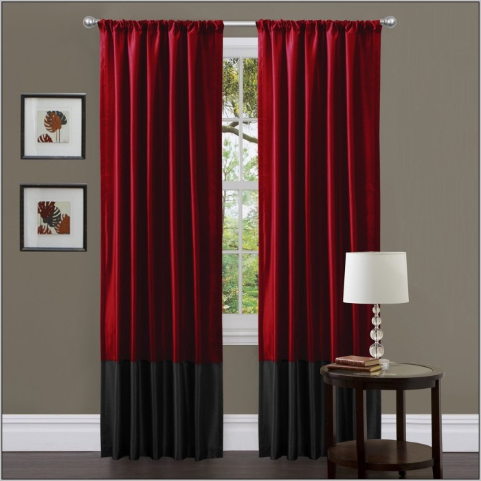 red and gold striped curtains 20+ Hottest Curtain Design Ideas - 16