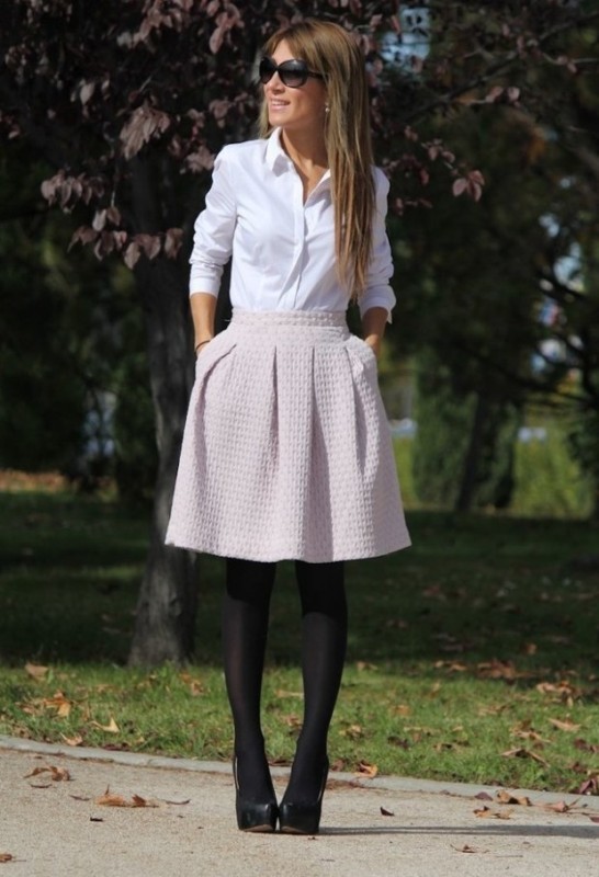 skirts for work 22 1 87+ Elegant Office Outfit Ideas for Business Ladies - 85